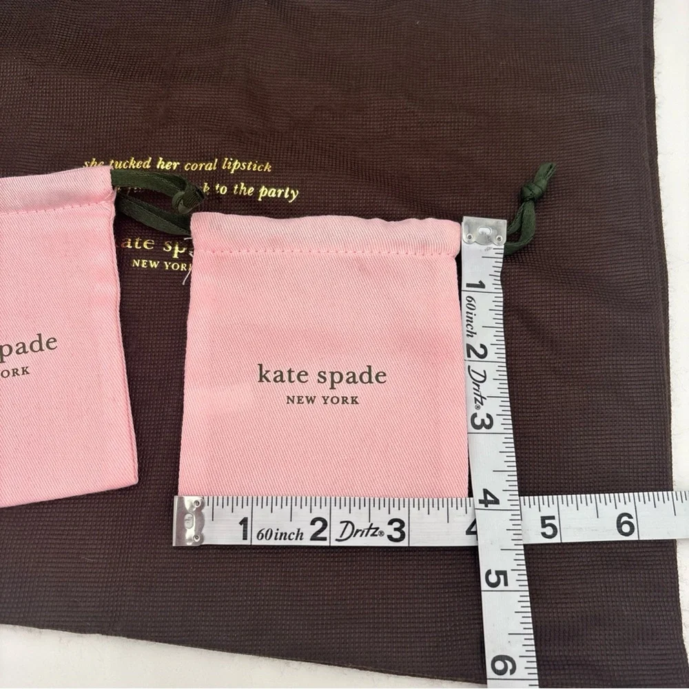 Kate Spade Brown Dust Bag with Gold‎ Text